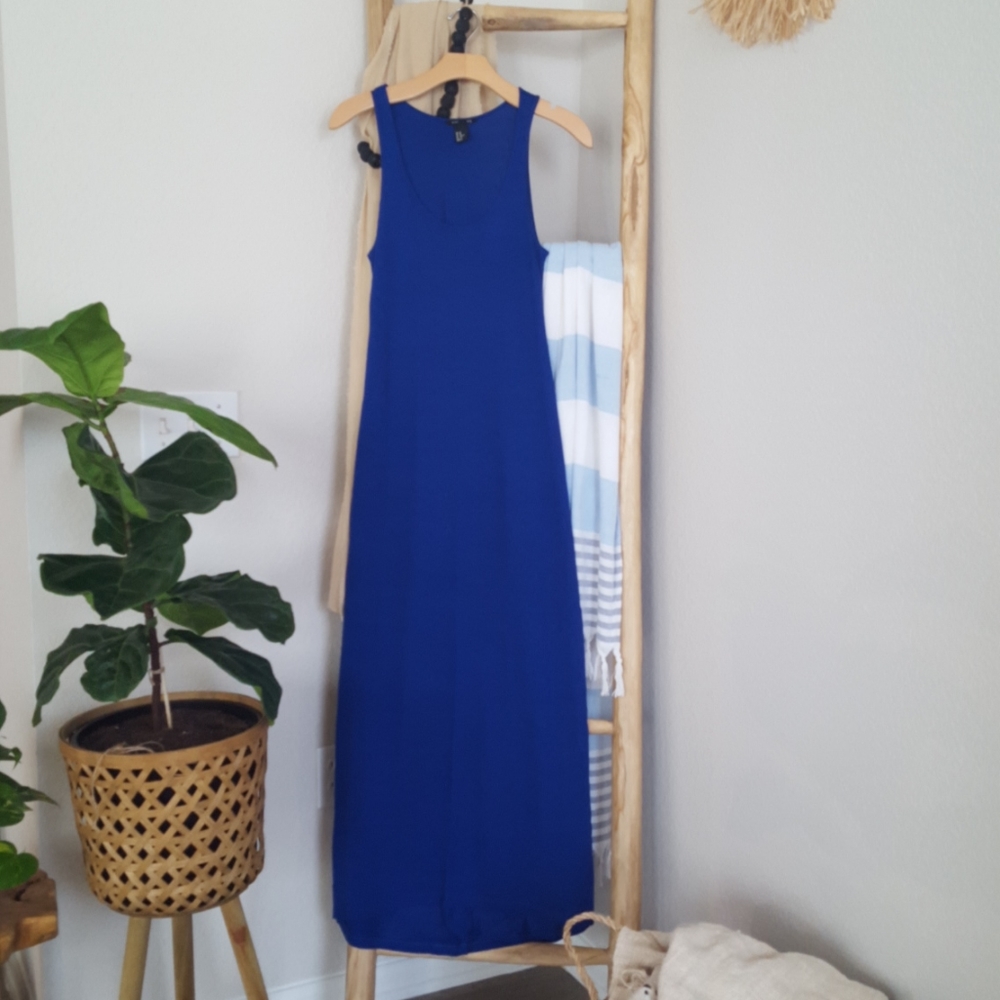 H&M Colbalt Blue Maxi Dress, Size XS